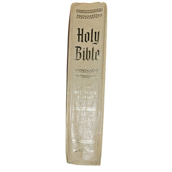 Holy Bible Master Reference Edition By Heirloom Devore & Sons Vintage 1988 Gold - Picture 3 of 6